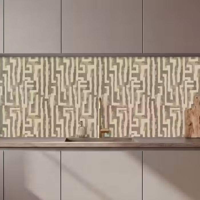 Kitchen splashback - Abstract - Geometric - Green