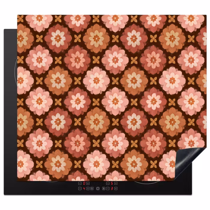 Induction hob protector - Geometric - Floral - Colorful