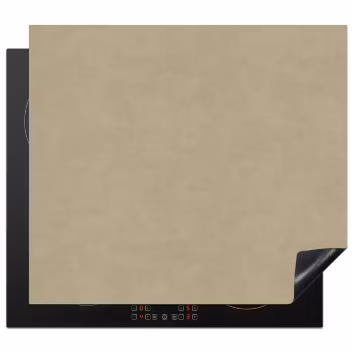 Induction hob protector - Sand color - Granular texture - Concrete