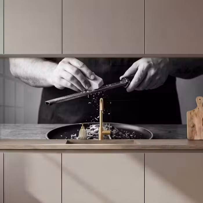 Kitchen splashback - Cheese - Pasta - Grater